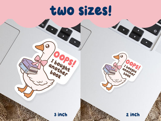 Oops I Bought Another Book Sticker