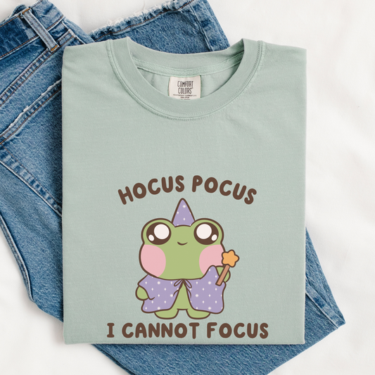 Hocus Pocus I Cannot Focus Comfort Colors Shirt