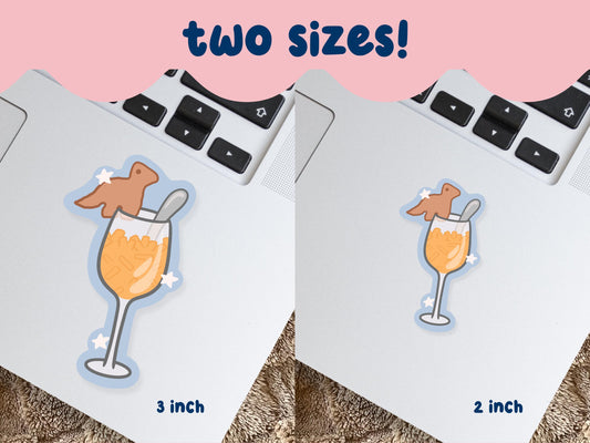 Mac n Cheese & Dino Nuggets Sticker