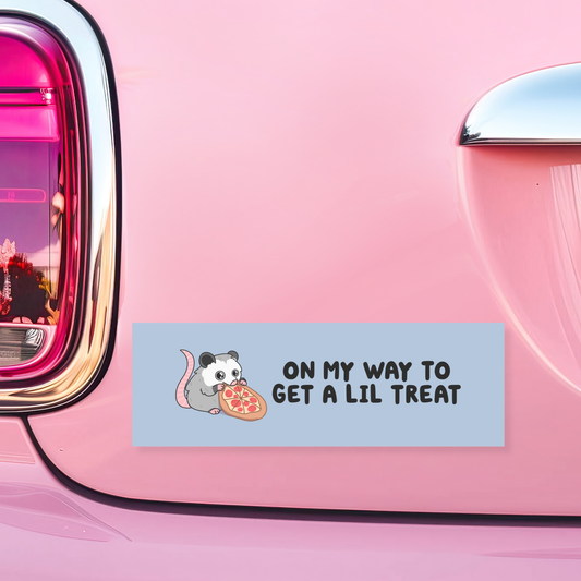 On My Way To Get A Lil Treat Car Magnet