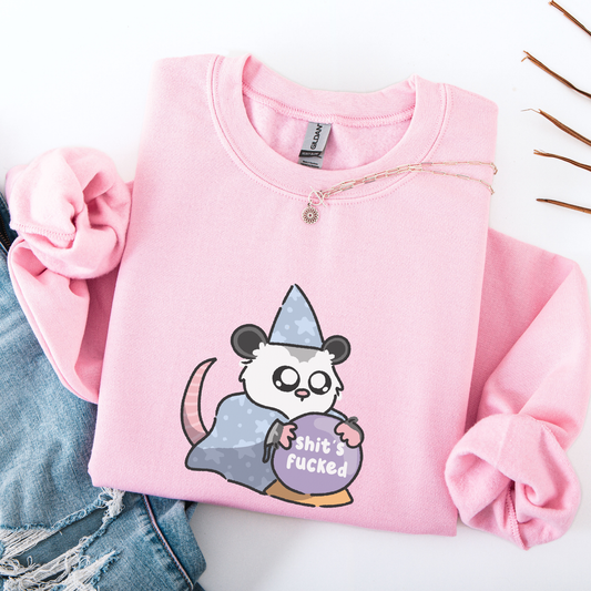 Shits Fucked Crystal Ball Sweatshirt