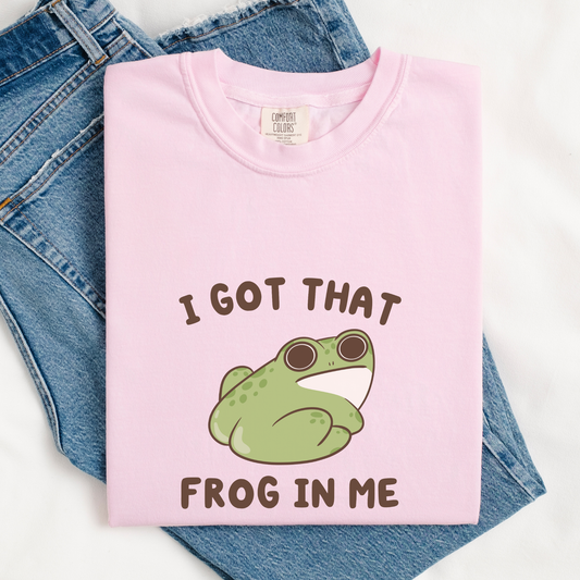 I Got That Frog In Me Comfort Colors Shirt