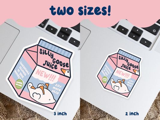 Silly Goose Juice Sticker