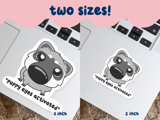 Puppy Eyes Sticker
