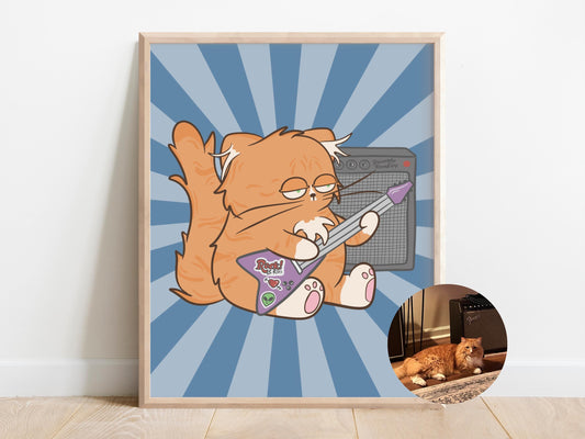 Hand Drawn Custom Pet Portrait