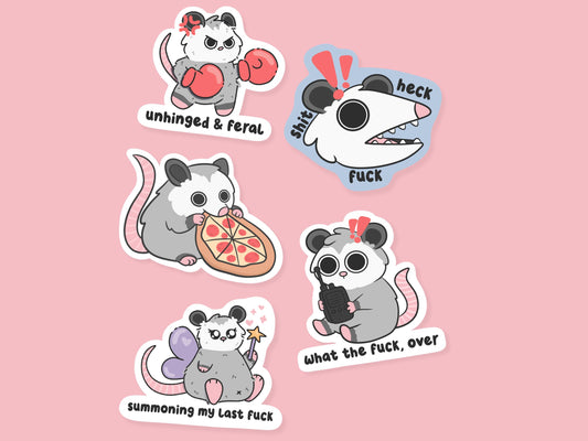 Chaotic Possum Sticker Bundle & Save