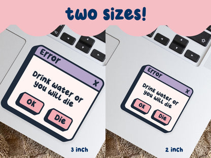 Unhinged Error Sticker