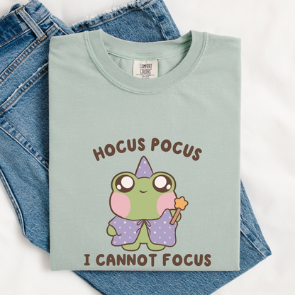 Hocus Pocus I Cannot Focus Comfort Colors Shirt