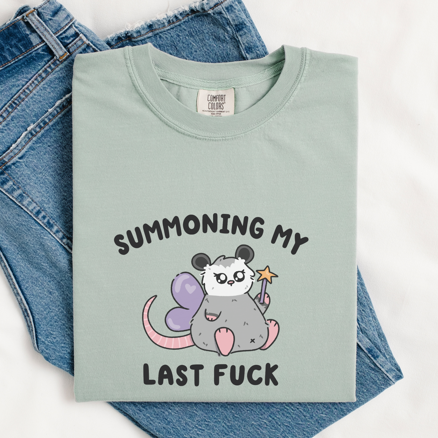 Summoning My Last Fuck Comfort Colors Shirt