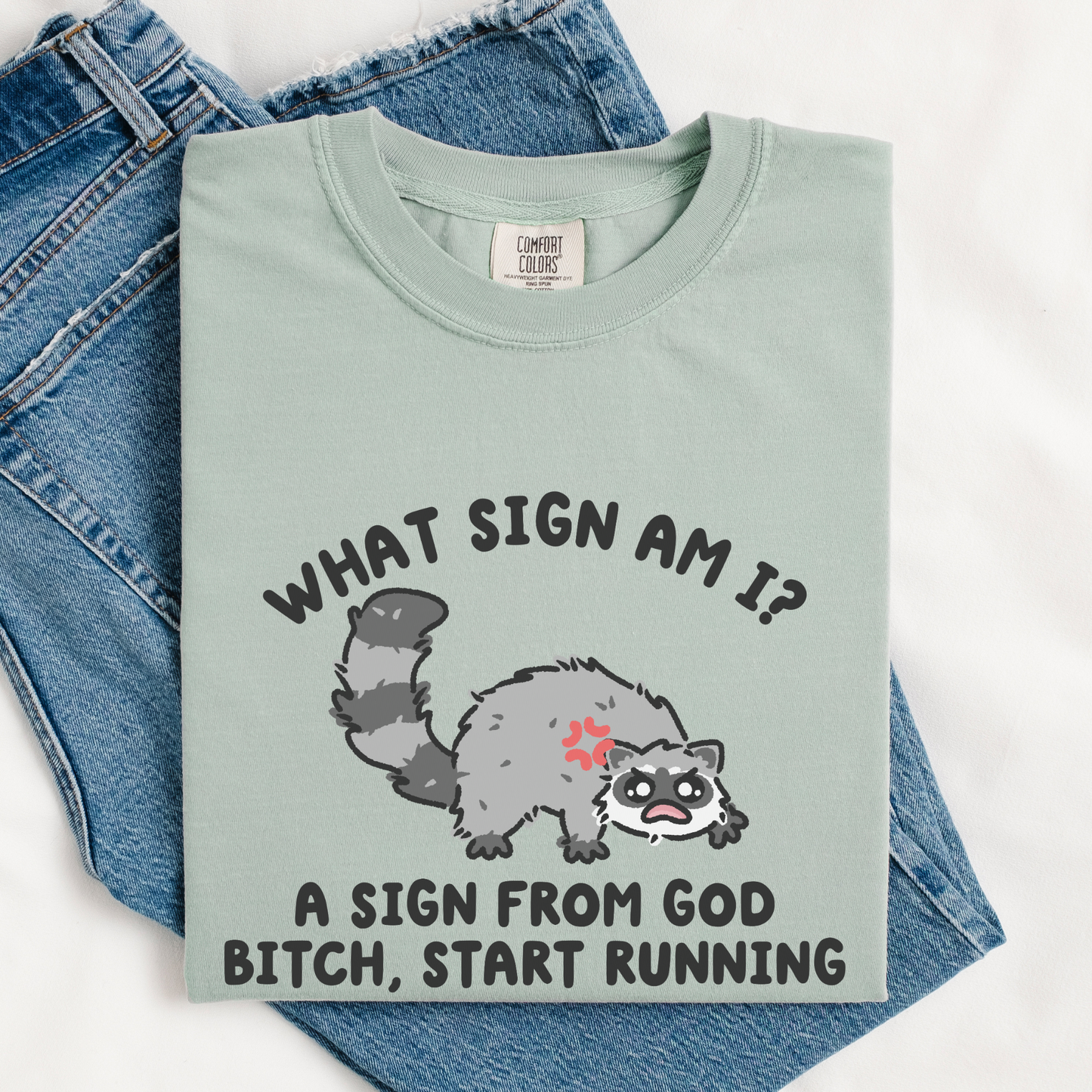 A Sign From God Comfort Colors Shirt
