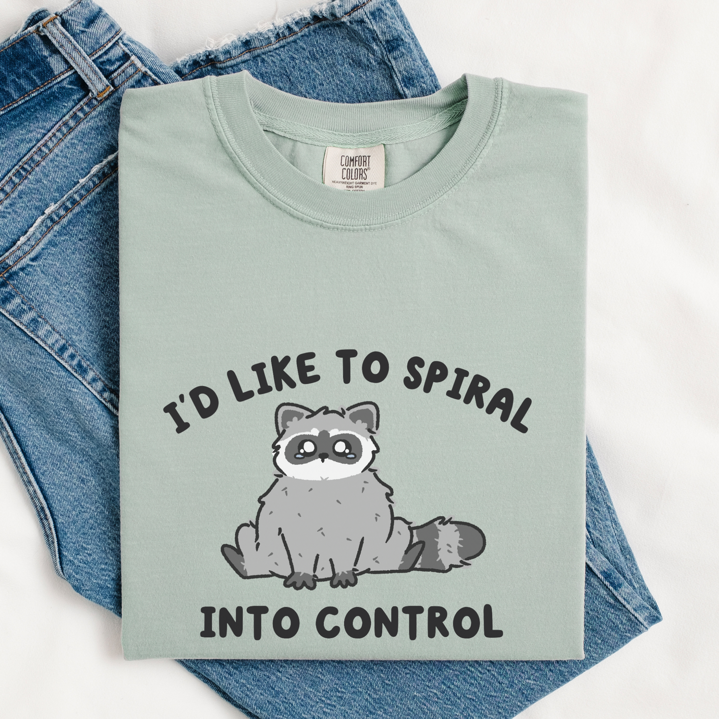 Spiral Into Control Comfort Colors Shirt