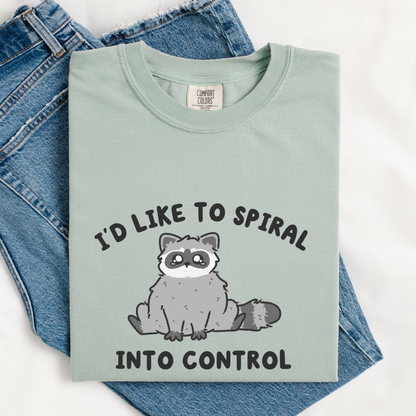 Spiral Into Control Comfort Colors Shirt