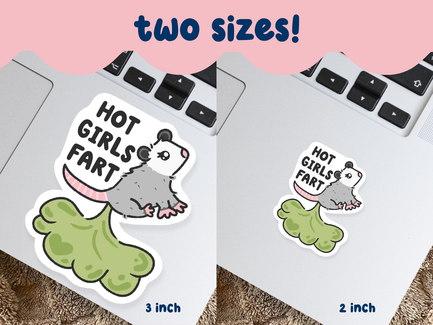 Hot Girls Fart Sticker