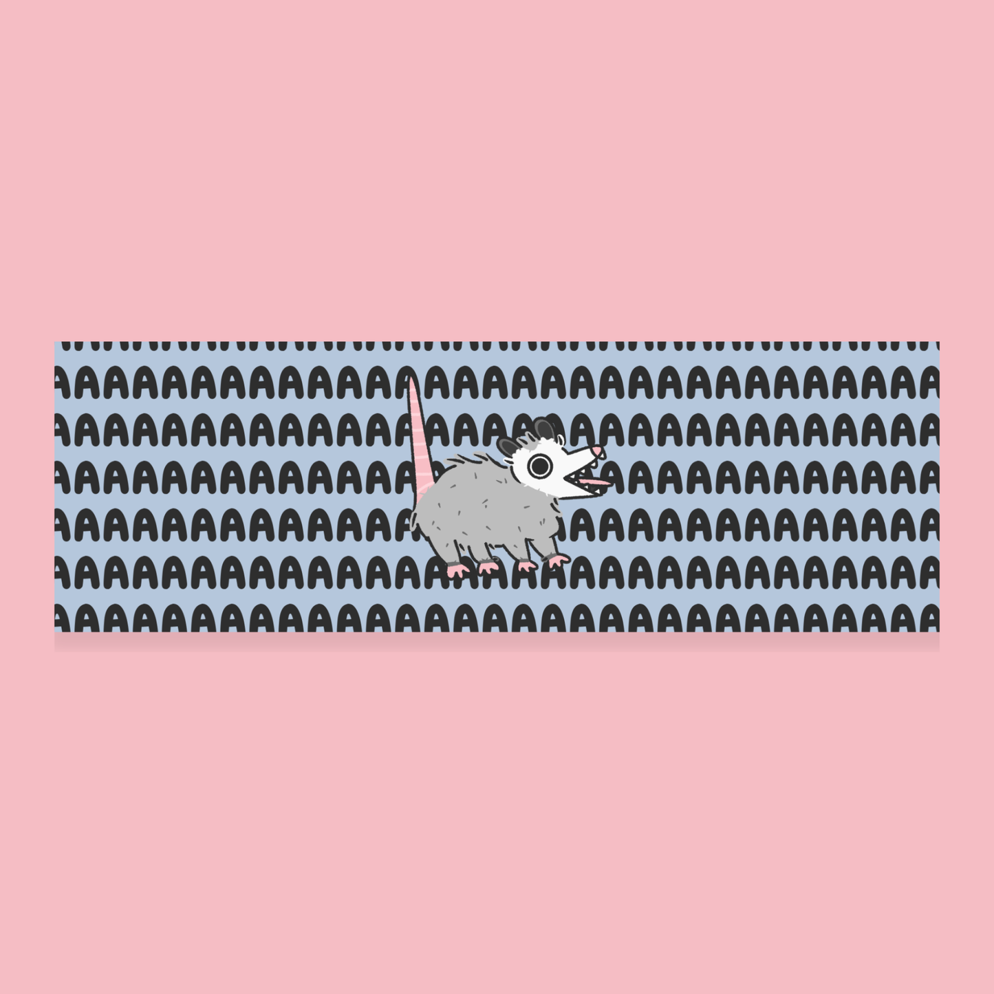 Screaming Possum Car Magnet