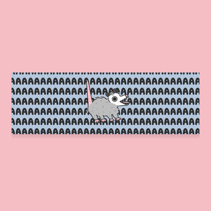 Screaming Possum Car Magnet