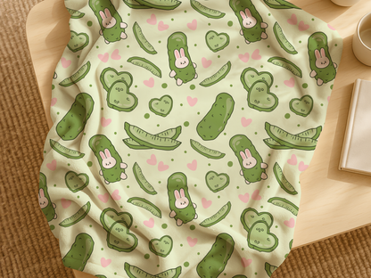 Silly Pickle Lover Blanket
