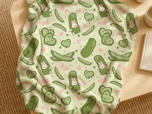 Silly Pickle Lover Blanket
