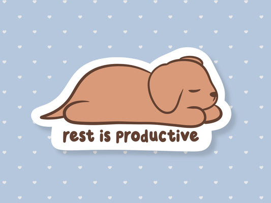 Rest Is Productive Sticker