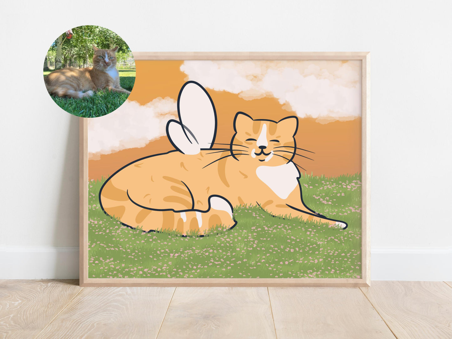 Hand Drawn Custom Pet Portrait