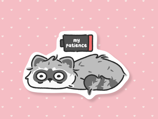 My Patience 1% Sticker