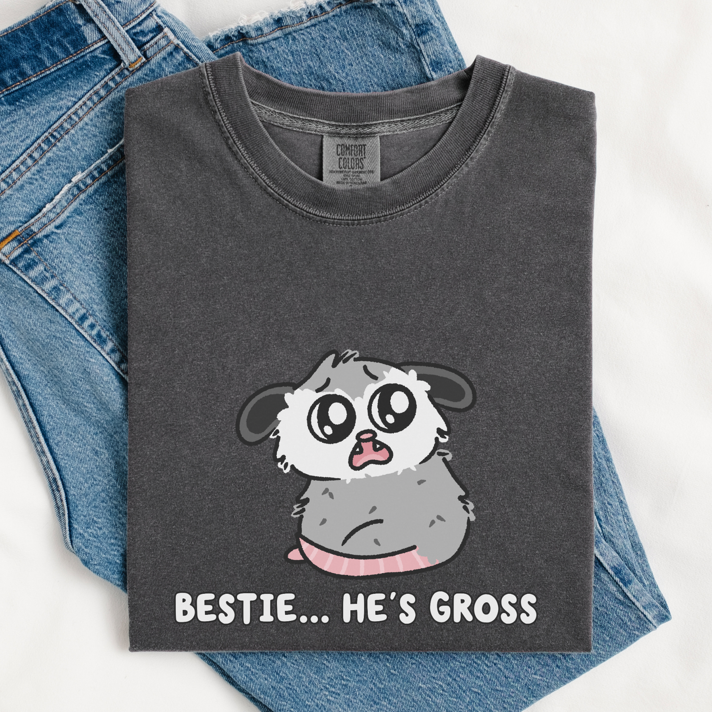 Bestie He's Gross Comfort Colors Shirt