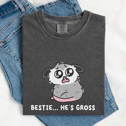 Bestie He's Gross Comfort Colors Shirt