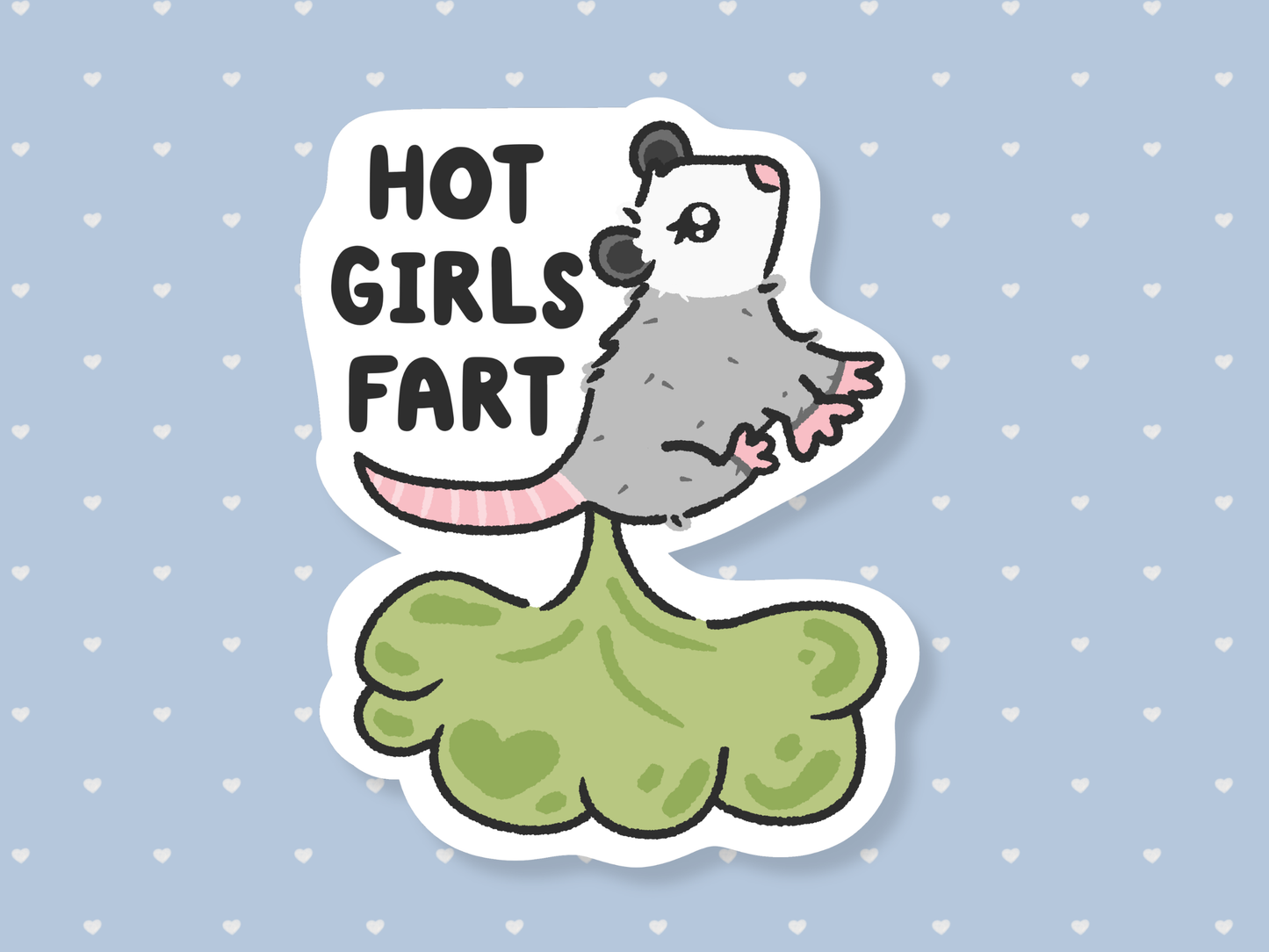 Hot Girls Fart Sticker