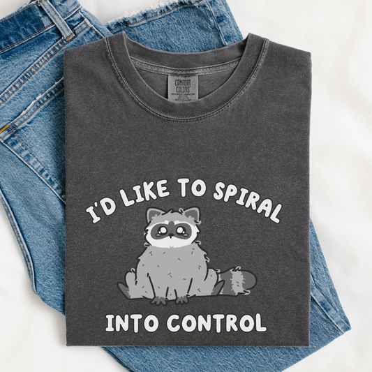 Spiral Into Control Comfort Colors Shirt