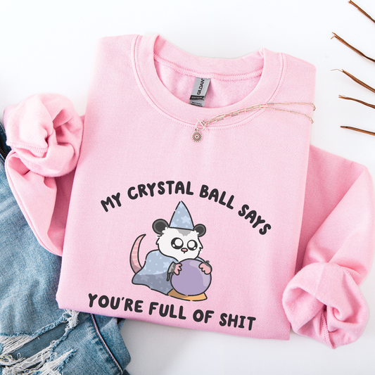 Crystal Ball Says Youre Full Of Shit Sweatshirt