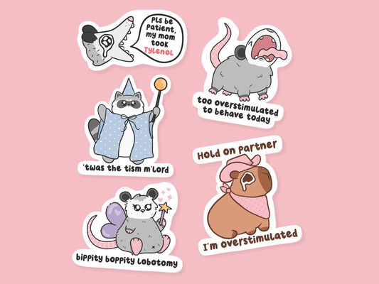 Chaotic Autism 2.0 Sticker Bundle