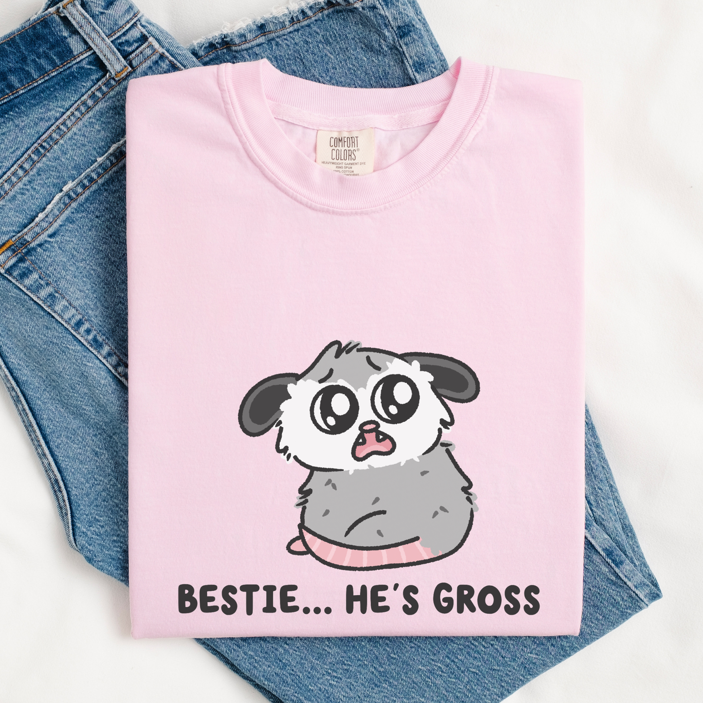 Bestie He's Gross Comfort Colors Shirt