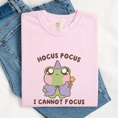 Hocus Pocus I Cannot Focus Comfort Colors Shirt