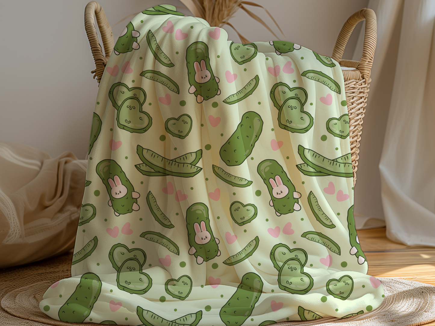 Silly Pickle Lover Blanket