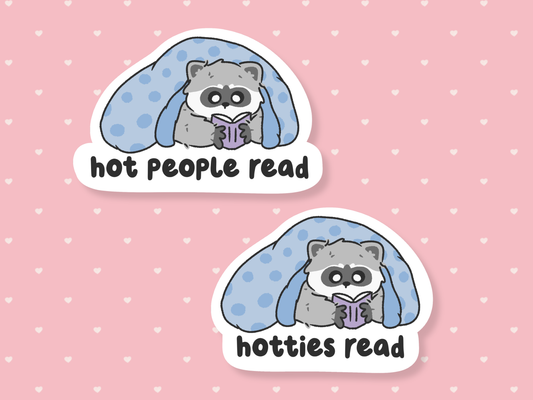 Hot People Read Sticker Set