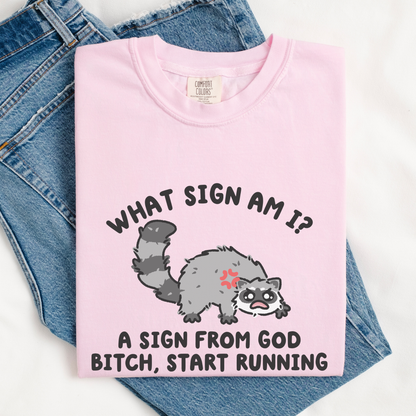 A Sign From God Comfort Colors Shirt