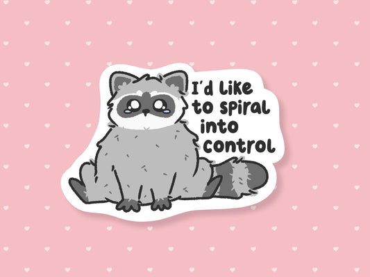 Spiral Into Control Sticker