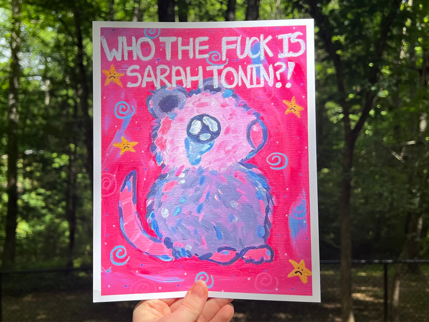 Who The Fuck Is Sarah Tonin Art Print
