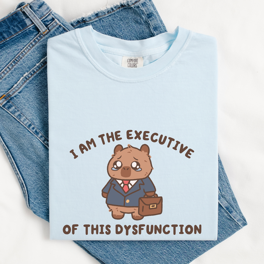 I Am The Executive of This Dysfunction Comfort Colors Shirt