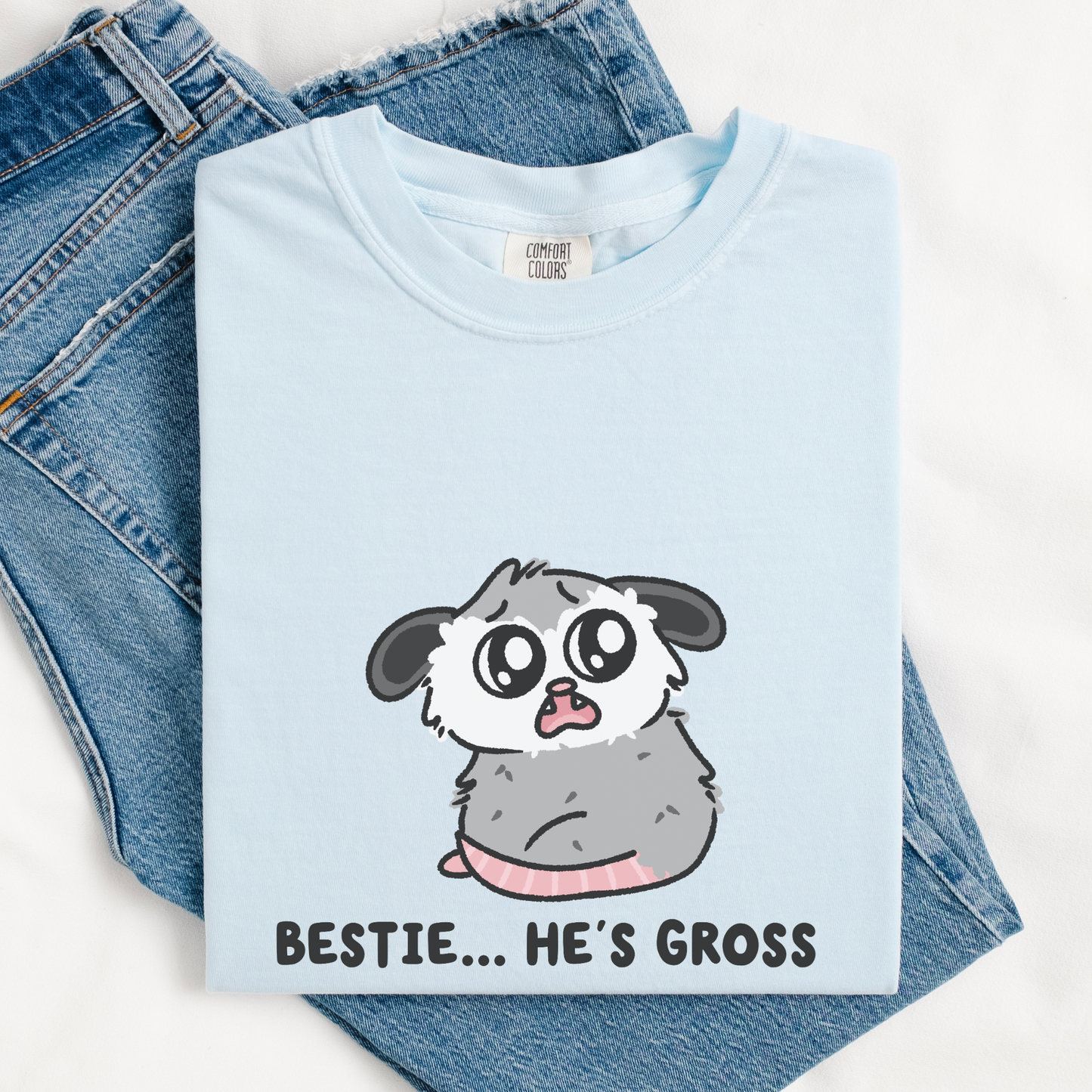 Bestie He's Gross Comfort Colors Shirt
