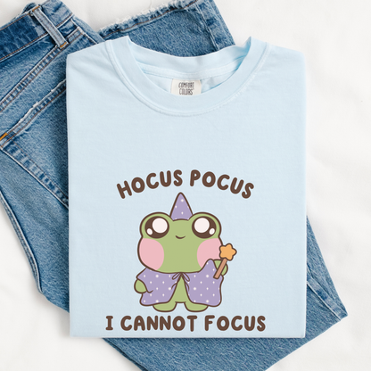 Hocus Pocus I Cannot Focus Comfort Colors Shirt