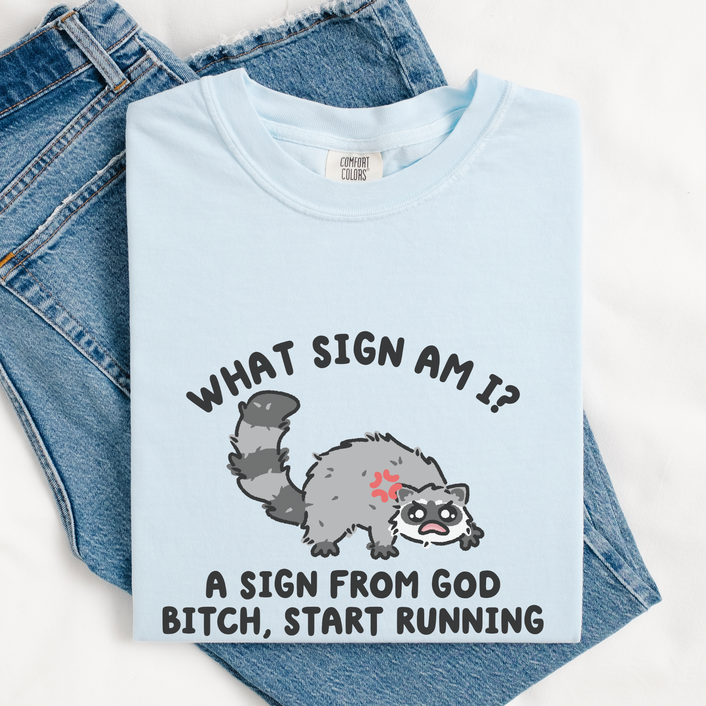 A Sign From God Comfort Colors Shirt