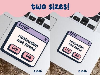 Unhinged Error Sticker