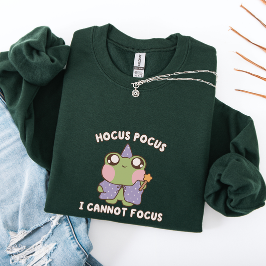Hocus Pocus I Cannot Focus Sweatshirt
