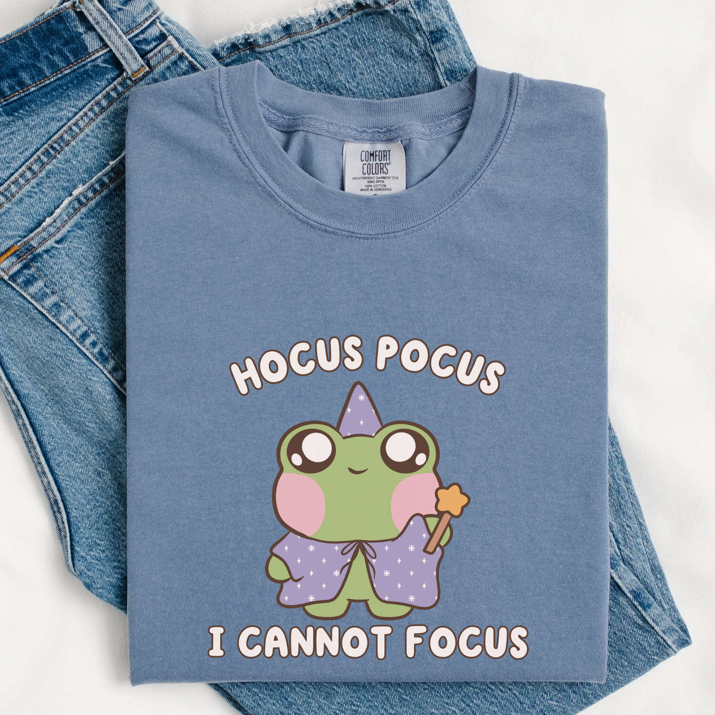 Hocus Pocus I Cannot Focus Comfort Colors Shirt