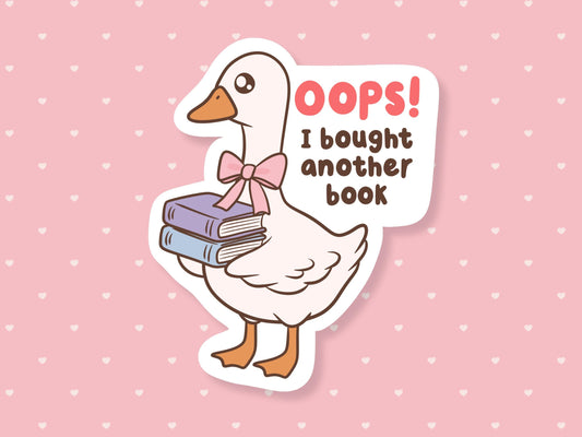 Oops I Bought Another Book Sticker