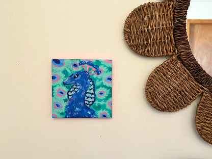 ORIGINAL Peacock Acrylic Painting