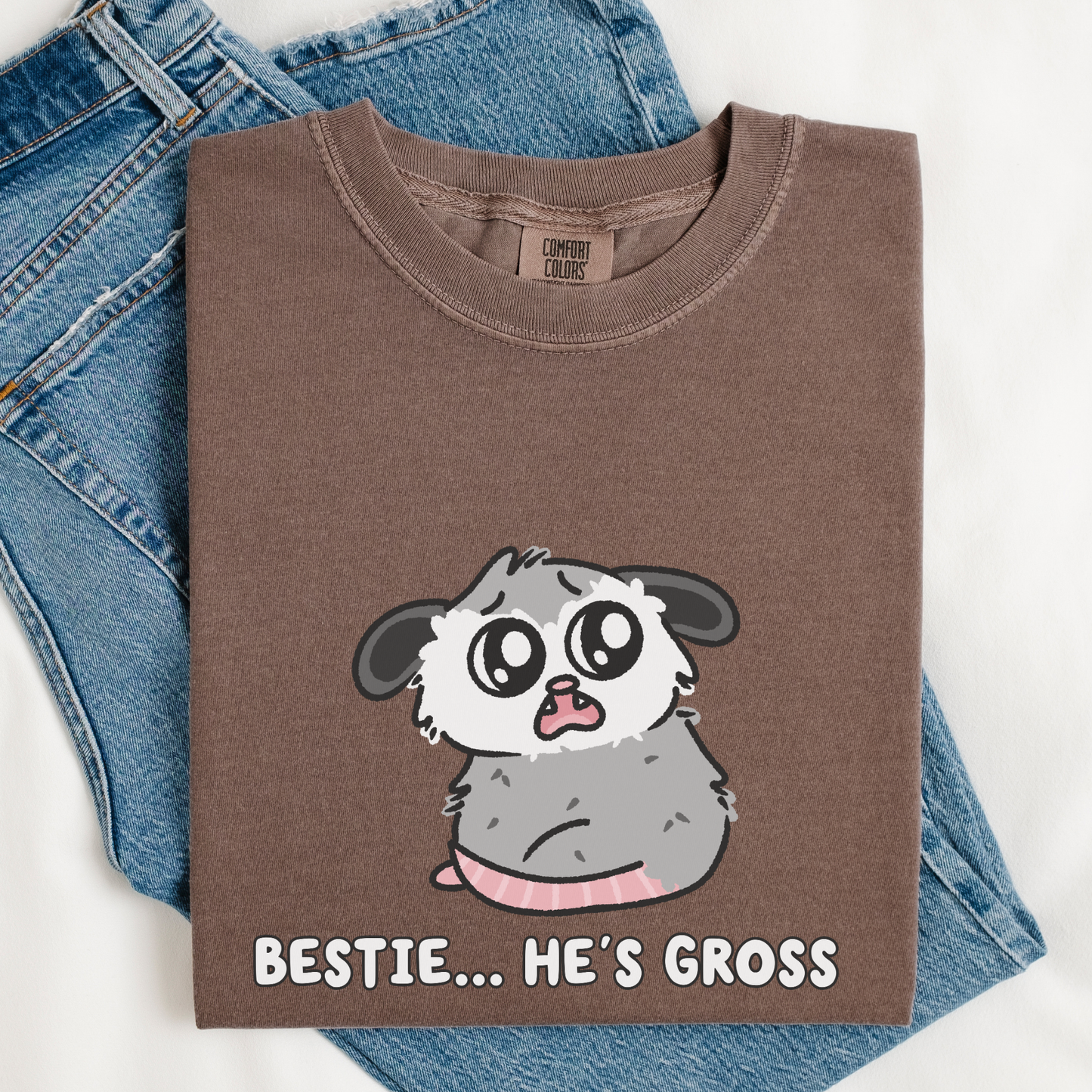 Bestie He's Gross Comfort Colors Shirt