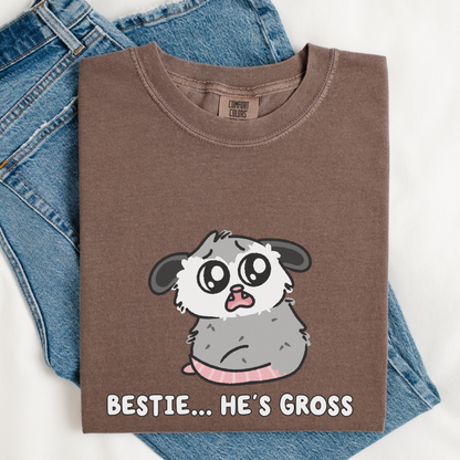 Bestie He's Gross Comfort Colors Shirt