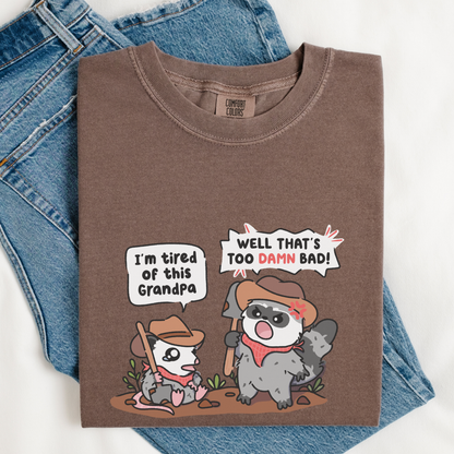 Tired Of This Grandpa Comfort Colors Shirt