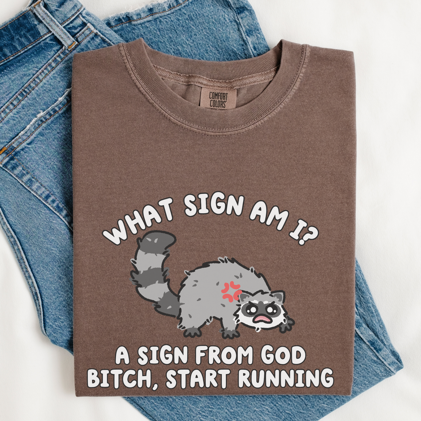A Sign From God Comfort Colors Shirt